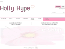 Tablet Screenshot of holly-hype.com